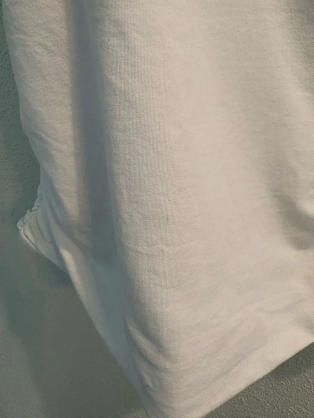 Abercrombie & Fitch White Square-Neck Tank with Ruched Sides - Picture 5 of 6